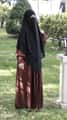 Üç Katlı Peçeli Khimar Sufle