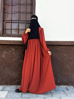 SEREN ELBİSE/ FERACE - Kiremit rengi