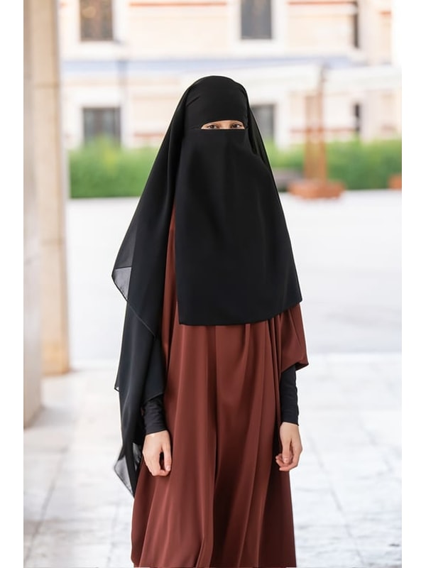 Üç Katlı Kelebek Model Arabia Peçe