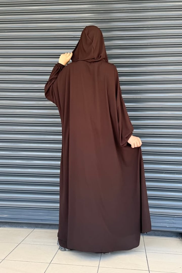 Elif Geniş Pantolonlu Abaya Takımı