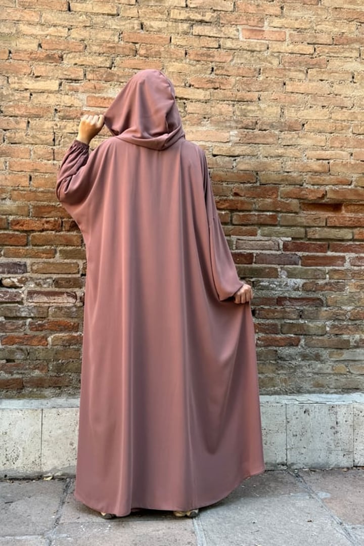 Elif Geniş Pantolonlu Abaya Takımı