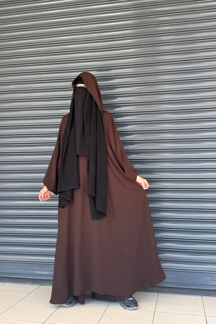 Elif Geniş Pantolonlu Abaya Takımı