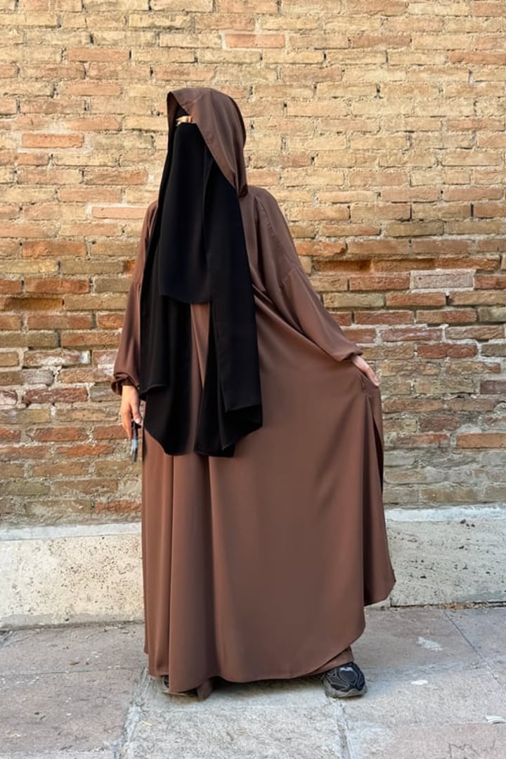 Elif Geniş Pantolonlu Abaya Takımı