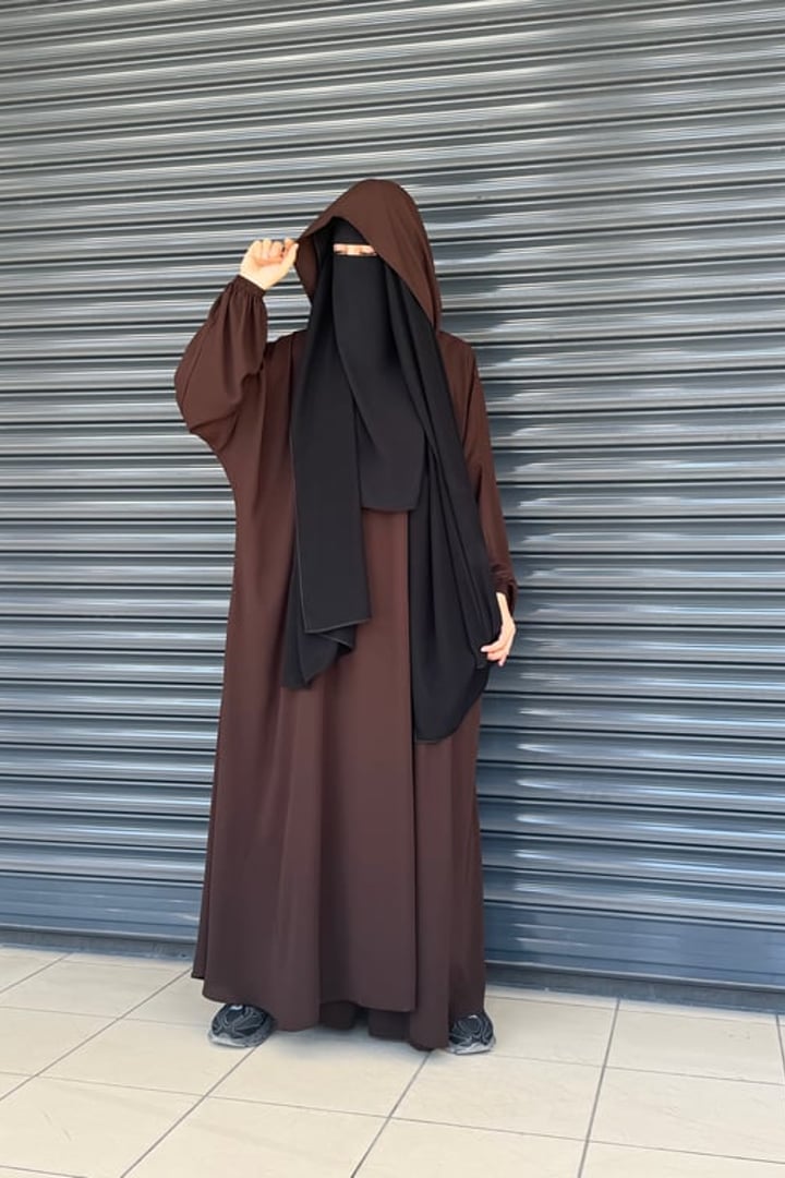 Elif Geniş Pantolonlu Abaya Takımı
