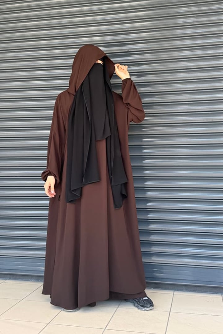Elif Geniş Pantolonlu Abaya Takımı