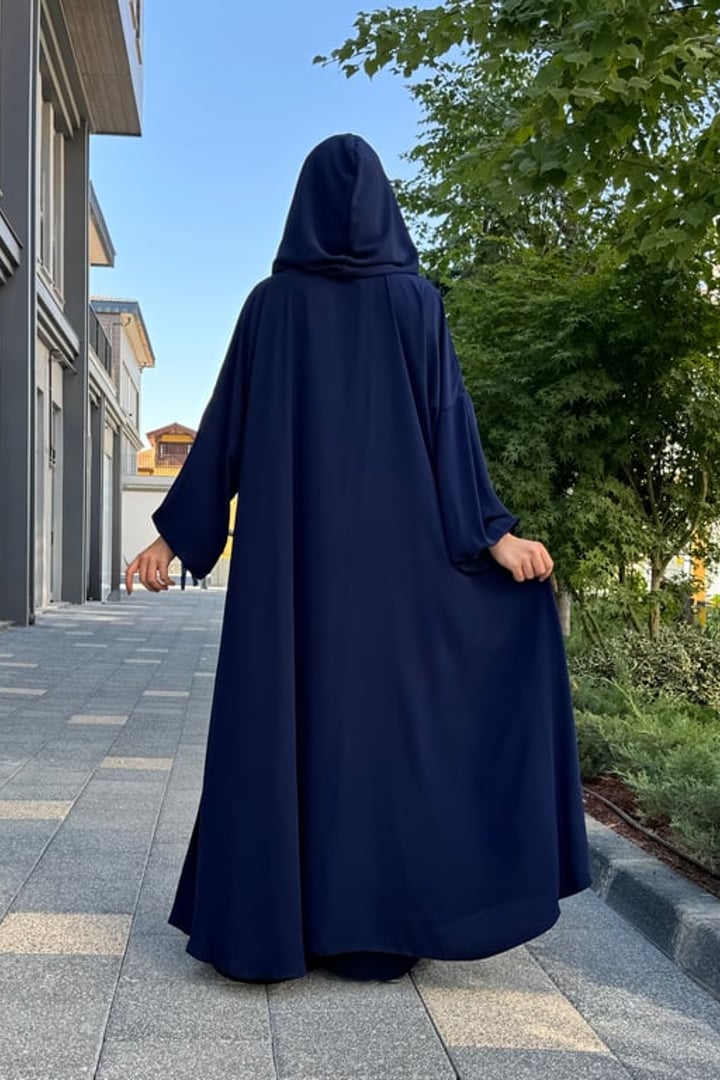 Elif Geniş Pantolonlu Abaya Takımı