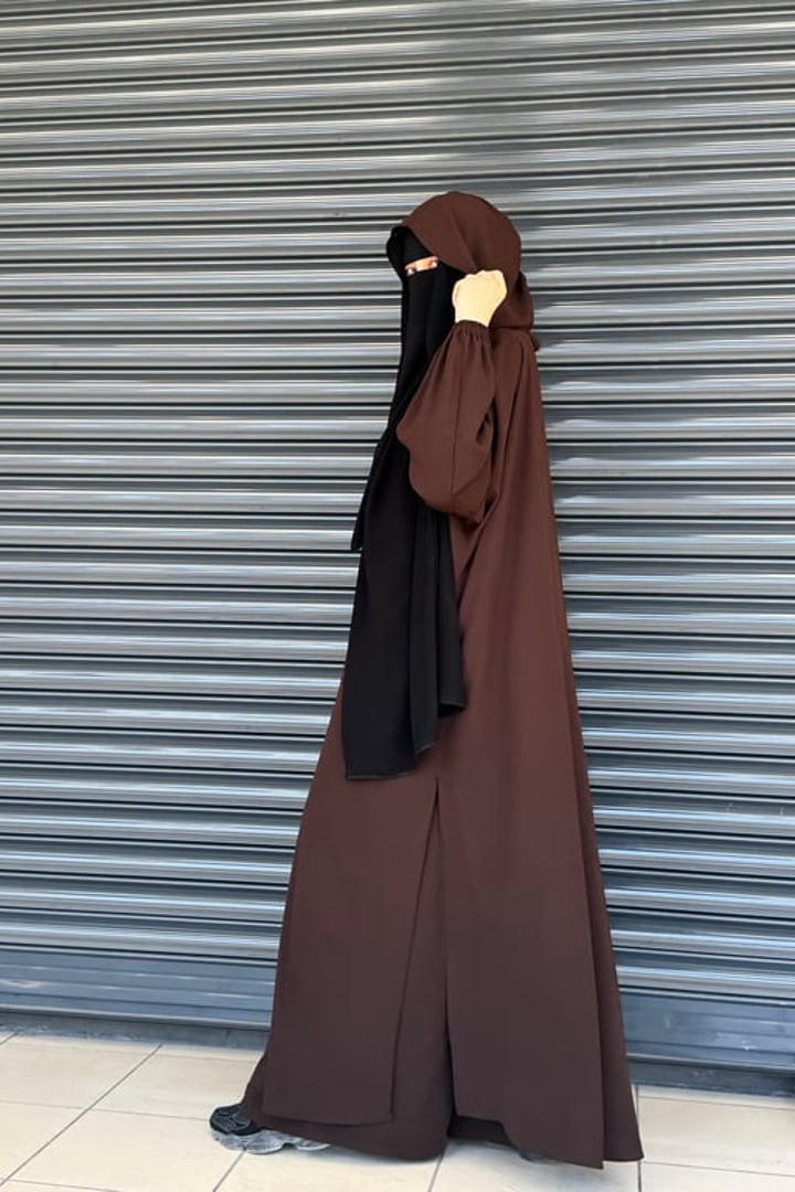Elif Geniş Pantolonlu Abaya Takımı
