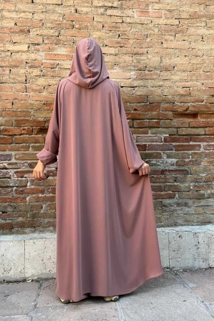 Elif Geniş Pantolonlu Abaya Takımı