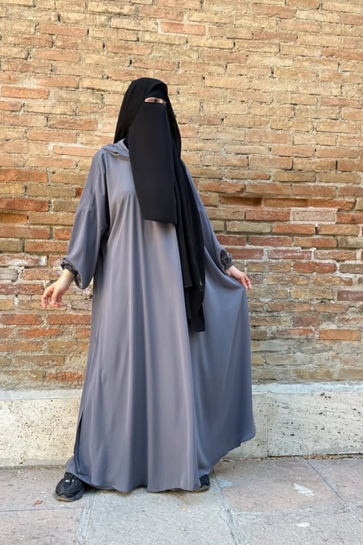Elif Geniş Pantolonlu Abaya Takımı