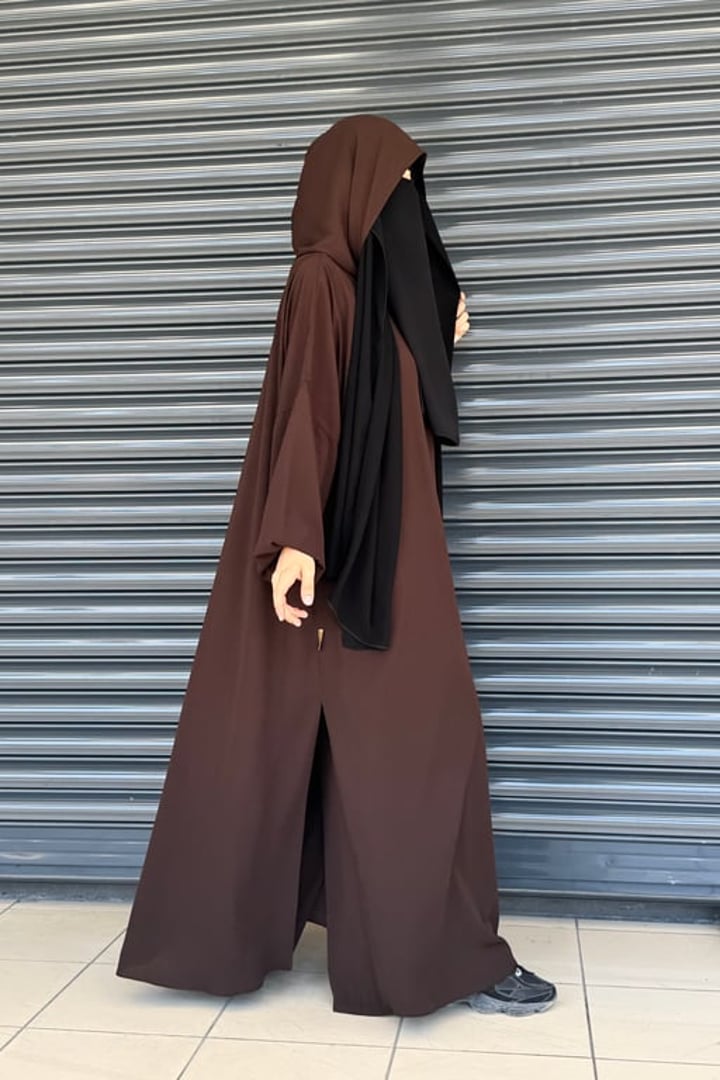 Elif Geniş Pantolonlu Abaya Takımı