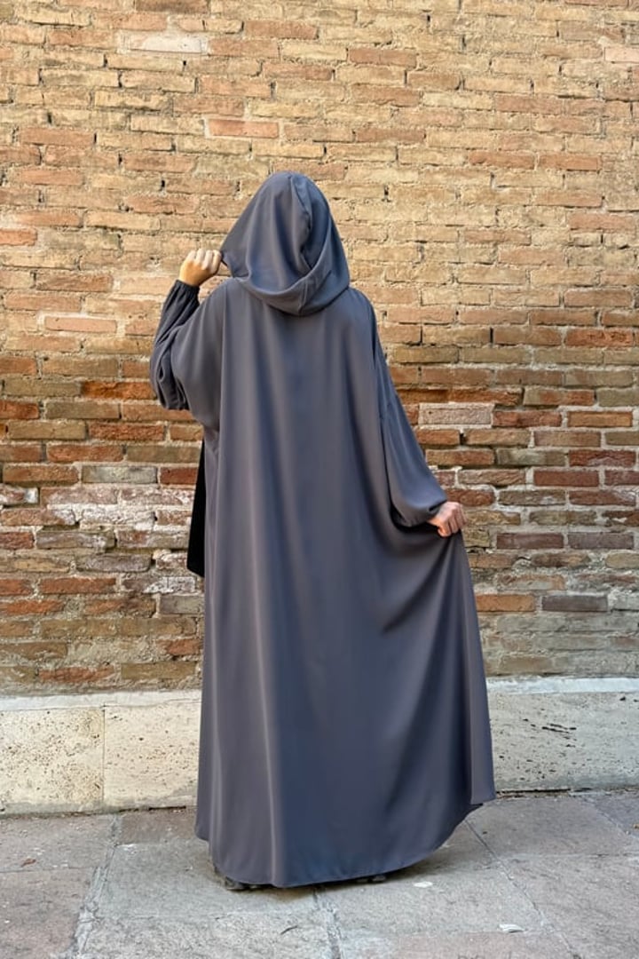 Elif Geniş Pantolonlu Abaya Takımı