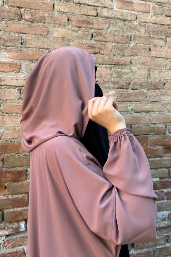 Elif Geniş Pantolonlu Abaya Takımı